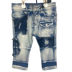 Elite Premium Prince 12 Month Jeans
Multi Pocket Stretch Blue Denim‎ Infant
Hip